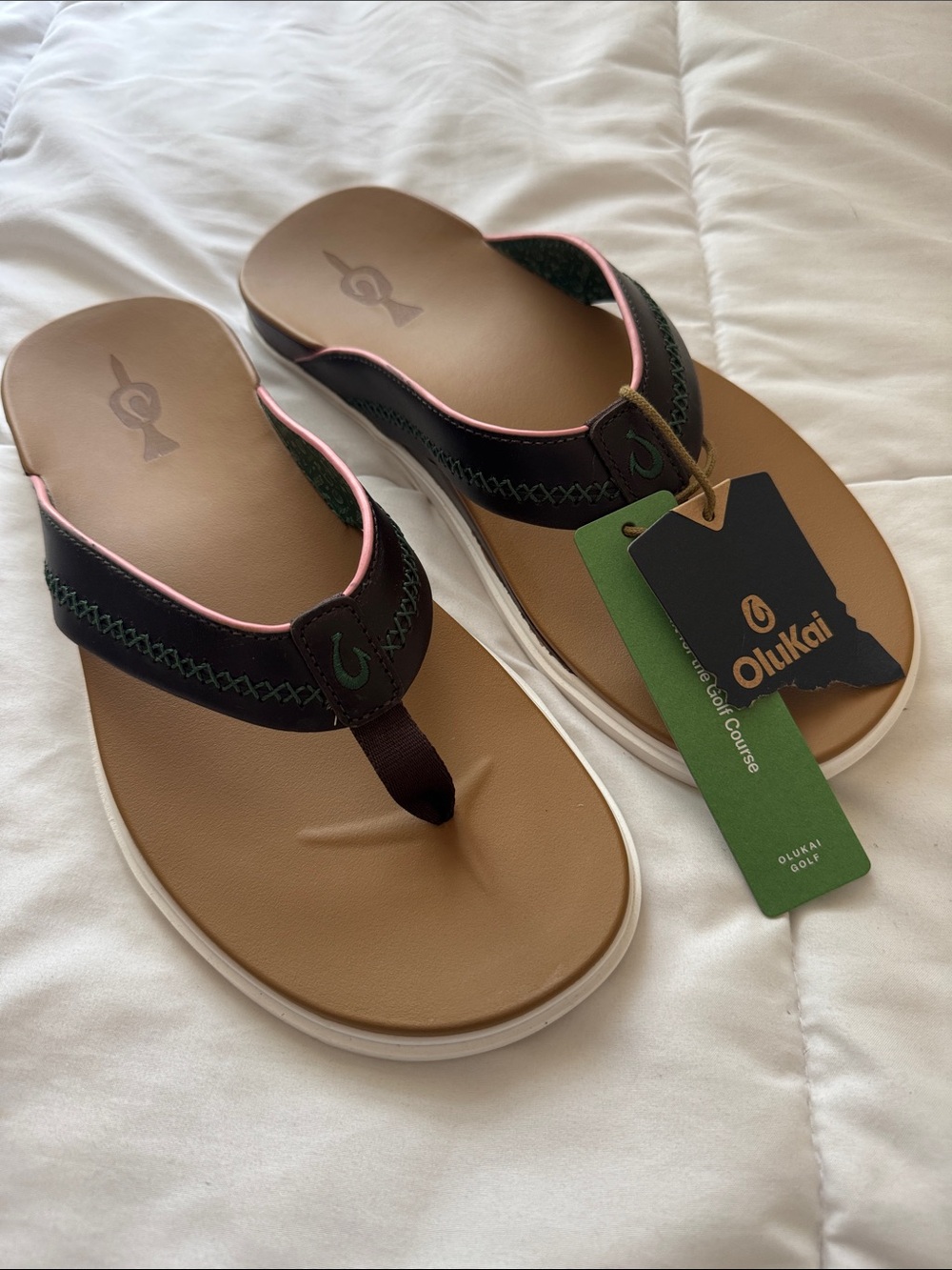 NWT OluKai Shoreline Men’s Leather Sandals size 11 - Picture 5 of 8